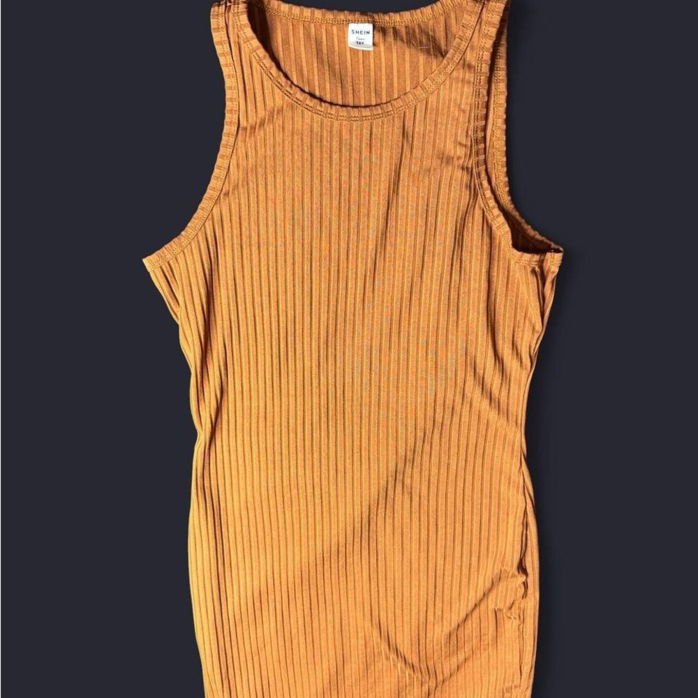 SHEIN Brown bodycon dress